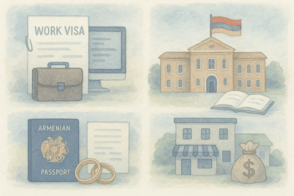Пути миграции в Армению